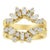Baguette Diamond Ring Guard, Size 7 For Sale