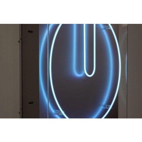 Blue Kinetic Neon Sculpture by Toni Burgering, Netherlands, 1972 For Sale - Image 8 of 18