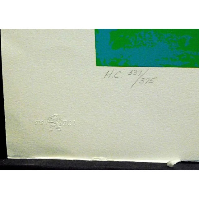 Leroy Neiman 1980s LeRoy Neiman "Giants-Broncos Classic" Football Hand Signed Unframed Sports For Sale - Image 4 of 5