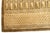 Brown 6'x9' Hand-Knotted Modern Tibetan Wool & Silk Carved Linear Rug in Gold & Green For Sale - Image 8 of 10