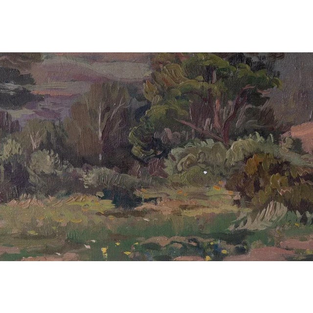 Rustic Catalan Artist, Landscape, Oil on Canvas, Framed For Sale - Image 3 of 9