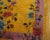1920s Yellow Purple Floral Antique Chinese Art Deco Carpet 3'1" X 5'10" Knotted Wool Rug For Sale - Image 11 of 11