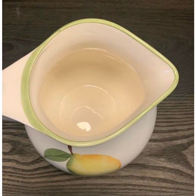 Spanish 1960s Arm Ceramic Vintage Italian Ceramic Jar Pitcher For Sale - Image 3 of 4