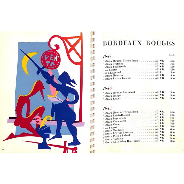 Paper "Establissements Nicolas Maison Fondee en 1822" 1953 For Sale - Image 7 of 12