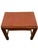 Vintage Mid Century Modern Upholstered Bench Stool With Wooden Frame For Sale - Image 4 of 10