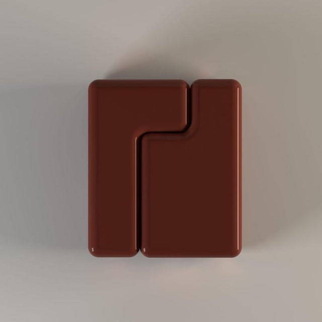Contemporary Verneuil Coffee Table in Red Lacquered Wood by Haymann Editions For Sale - Image 3 of 5