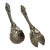 Vintage 1993 Arthur Court Marine Life Shell Salad Servers - Pair For Sale