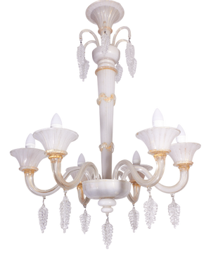 Murano Glass Chandelier from Seguso, 1950s