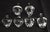 Transparent Vtg. Steuben Set of Six Crystal Strawberries W/Box For Sale - Image 8 of 18