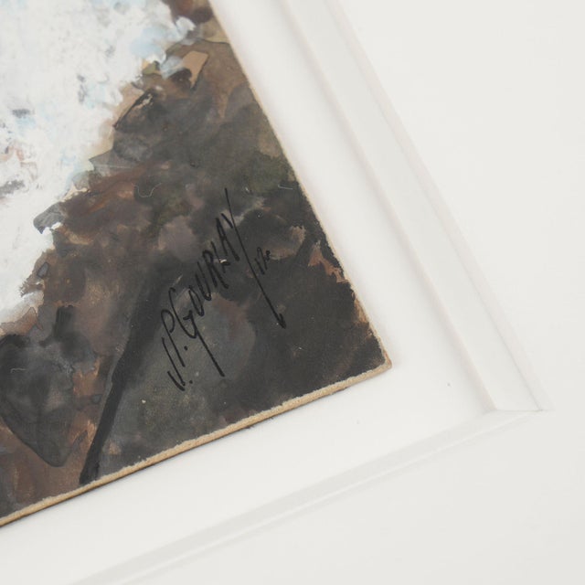 American Oil on Panel Pochard of a Waterfall by j.p. Gourlay, 1912 For Sale In Chicago - Image 6 of 10