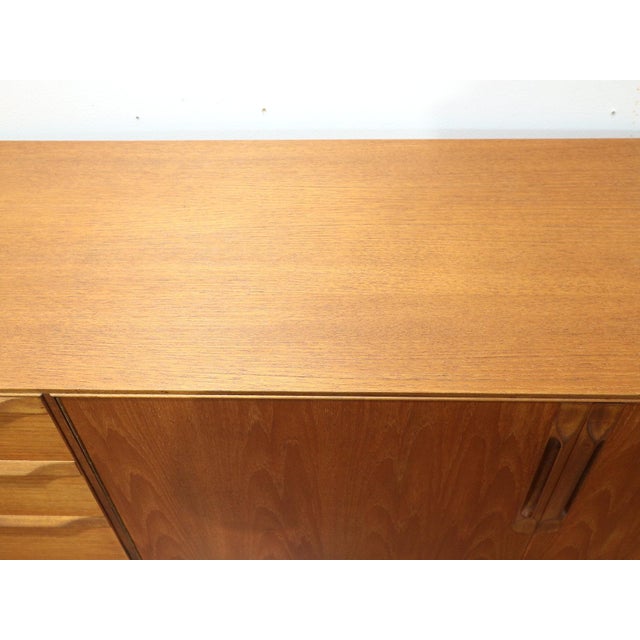 Wood 1960s Mid Century Modern VIntage Teak Sideboard Credenza by McIntosh For Sale - Image 7 of 15