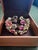 Bochic “Capri” Natural Ruby & Multi Natural Gem Cuff Set In 18K Gold & Silver For Sale In New York - Image 6 of 18