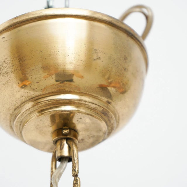 Mid-Century Modern Glass Pendant Lamp, 1960s For Sale - Image 9 of 14