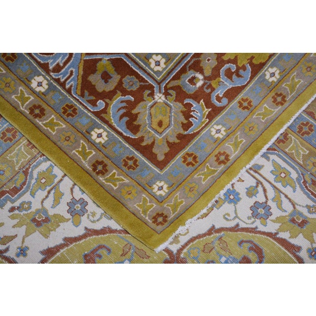 1960s Vintage Turkish Anatolian Hand Knotted Wool Rug, 9x11'9 For Sale - Image 5 of 6