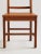 The Vintage Solid Wood Geometric Ladder Back Dining Chairs For Sale - Image 9 of 14