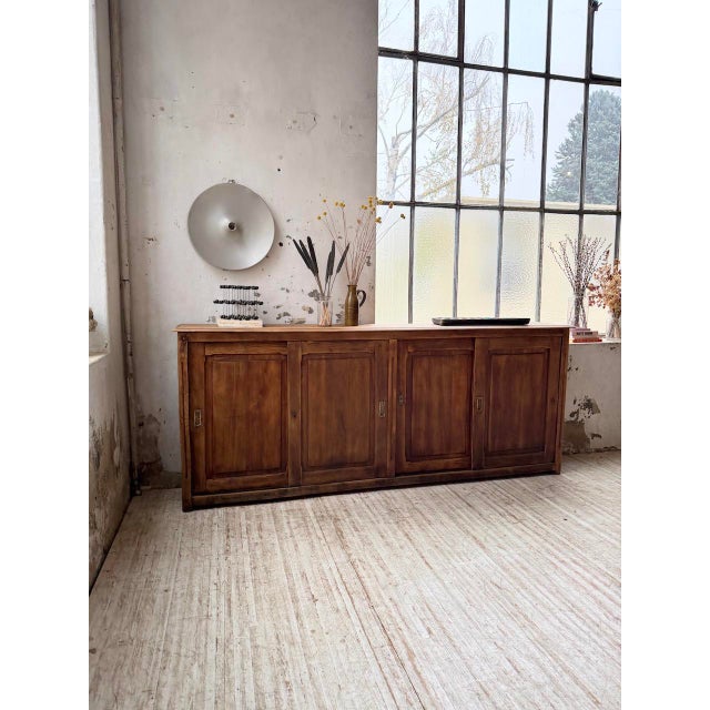 Oak Sideboard with Sliding Doors, 1900s For Sale - Image 15 of 18