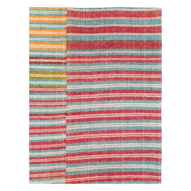 Modern Galerie Shabab Collection Mid-20th Century Handmade Turkish Flatweave Kilim Accent Rug For Sale - Image 3 of 10