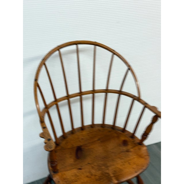 Circa 1785 Sack-Back Windsor Knuckle Armchair For Sale - Image 12 of 12