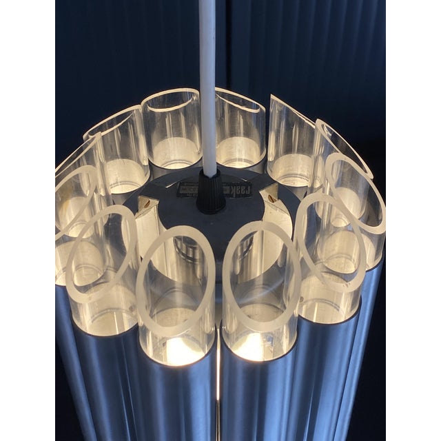 Vintage B-1205 Pendant Light in Aluminum and Acrylic Glass from Raak Amsterdam, 1960s For Sale - Image 11 of 18