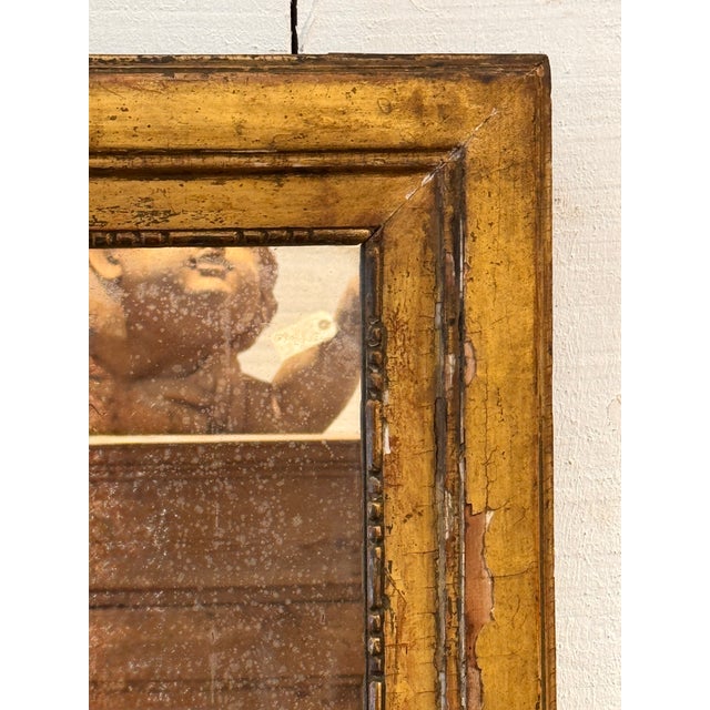 19th Century 19th Century French Gilded Mirror For Sale - Image 5 of 5