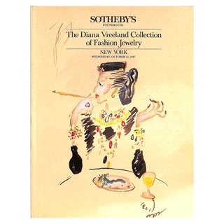 The Diana Vreeland Collection of Fashion Jewelry 1987 Sotheby's New York For Sale