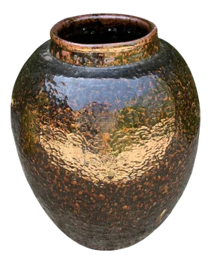 Chinese Glazed Terracotta Urn