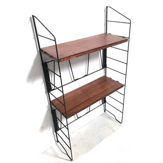 Vintage Modular Wall Bookcase, Italy, 1960s For Sale - Image 6 of 8