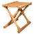 Poul Hundevad Danish Modern Gold Hill Guldhøj Folding Stool in Oak and Cognac Leather by Poul Hundevad, 1960s For Sale - Image 4 of 9