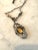 Gorgeous, antique art nouveau sterling silver and citrine necklace.