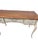 French Country 1980s Ethan Allen French Country Ladies Writing Desk Paint Decorated Console For Sale - Image 3 of 18