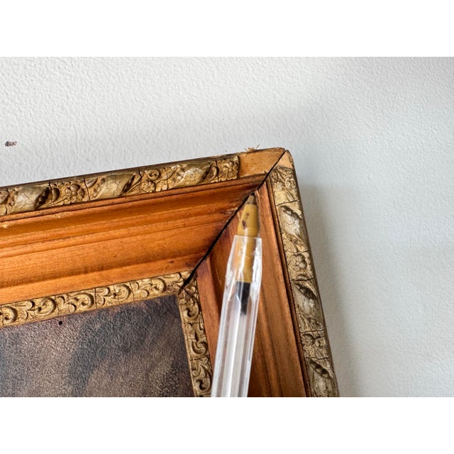 1950's Vintage Still Life Oil on Board Painting -Framed For Sale In Miami - Image 6 of 11