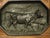 Wood Circa 1860 French Walnut and Bronze Bull Plaques, by Christopher Fratin For Sale - Image 7 of 18