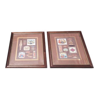 Early 20thc Cuban Tobacco Cloths/Labels Memorabilia For Sale