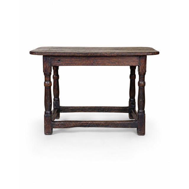 Late 17th Century English Oak Tavern Table For Sale - Image 10 of 10