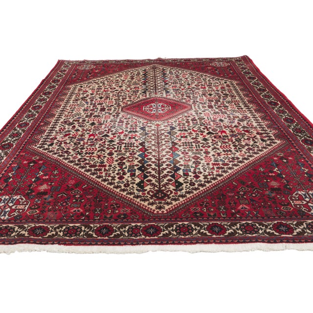 Tribal Vintage Persian Afshar Rug, 05'09 X 08'03 For Sale - Image 3 of 10