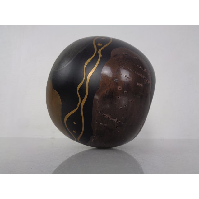 Studio Ceramic Ball Vase, Germany, 1970s For Sale - Image 15 of 18