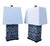 Ralph Lauren Blue and White Table Lamps - A Pair For Sale - Image 9 of 10