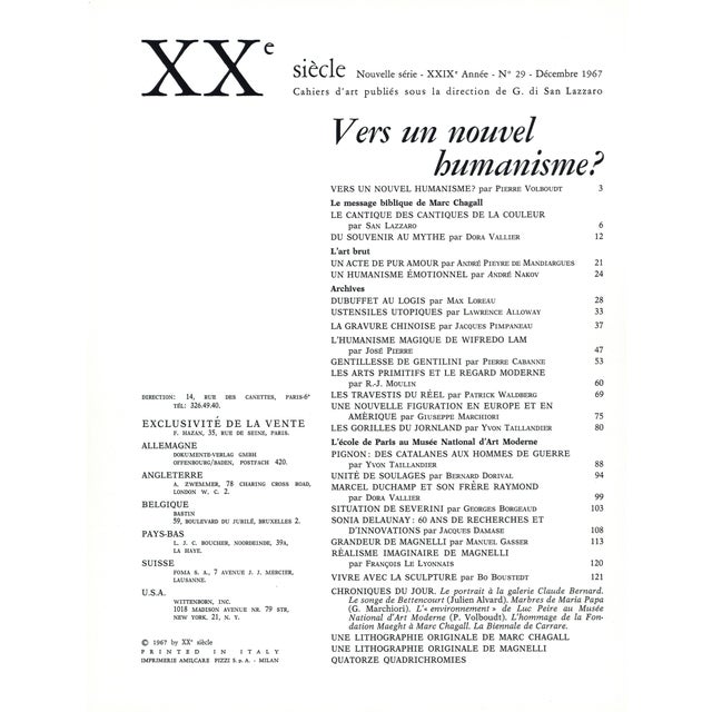 1960s Alberto Magnelli - Untitled 1967 Lithograph For Sale - Image 5 of 5