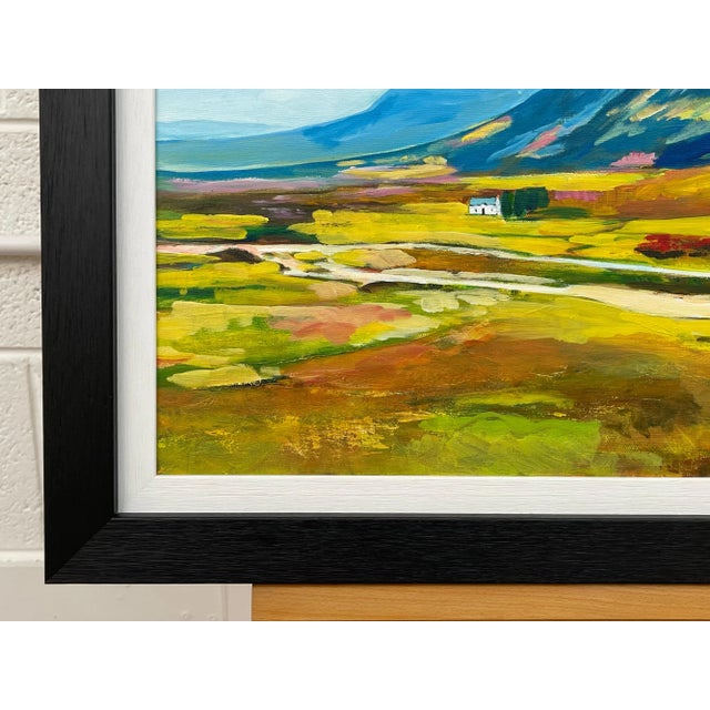 Angela Wakefield Colourful Abstract Landscape Painting of Scottish Highlands Contemporary Artist, 2021 For Sale - Image 9 of 11