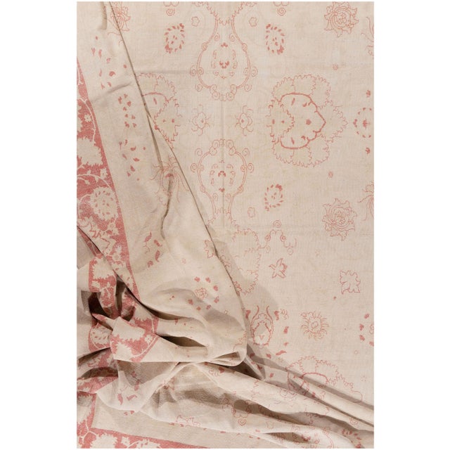 Tan Vintage Circa 1960 Subdued Agra Design Rug 13ft 6in X 21ft 9in For Sale - Image 8 of 10
