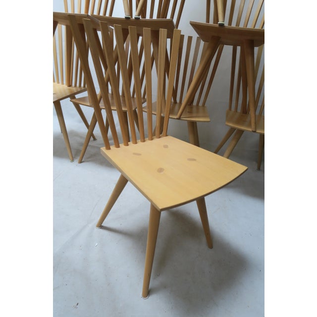 Model Mikado Chairs by Johannes Foersom and Peter Hiort-Lorenzen for Fredericia, 1990s, Set of 10 For Sale - Image 4 of 14