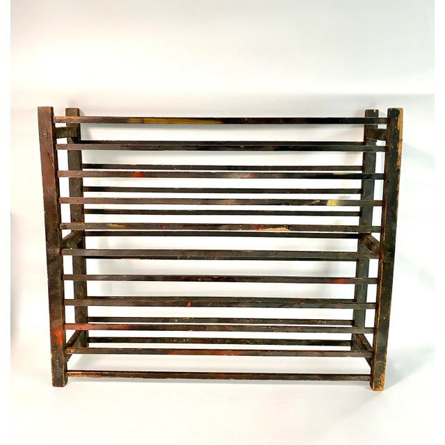 This Japanese primitive wood rack was originally used for drying lacquerware in an artists' studio. Lightweight but...