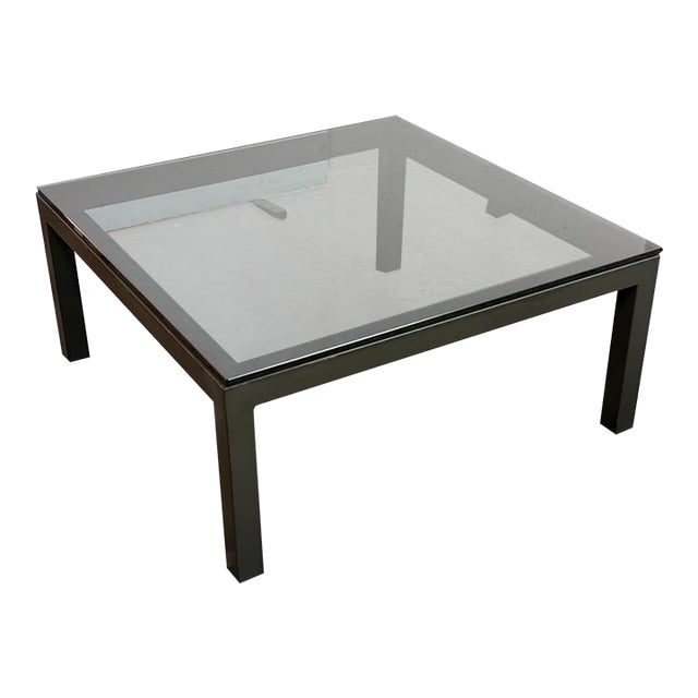 Crate & Barrel Parsons Side Table For Sale