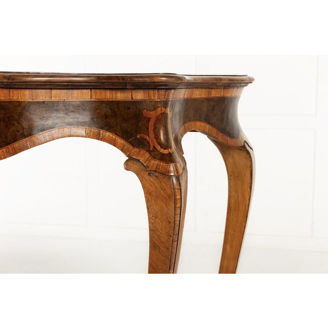 19th Century Italian Walnut Console Table For Sale - Image 5 of 7