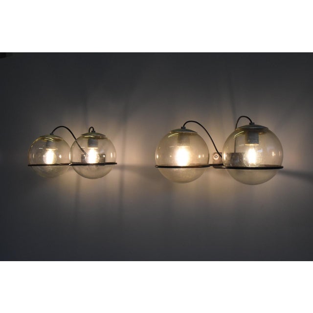 Model 238/2 Wall Lamps by Gino Sarfatti for Arteluce Italia, 1960s, Set of 2 For Sale - Image 14 of 16