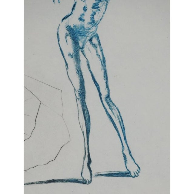 Salvador Dali, Nude, The Condemned Lovers, 1970, Engraving For Sale - Image 3 of 8