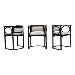 Fledermaus Cabaret Chairs by Josef Hoffmann for Wittmann, Austria, 1907, Set of 3 For Sale