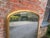 Antique English Arched Top Gilt Overmantle Mirror For Sale - Image 5 of 7