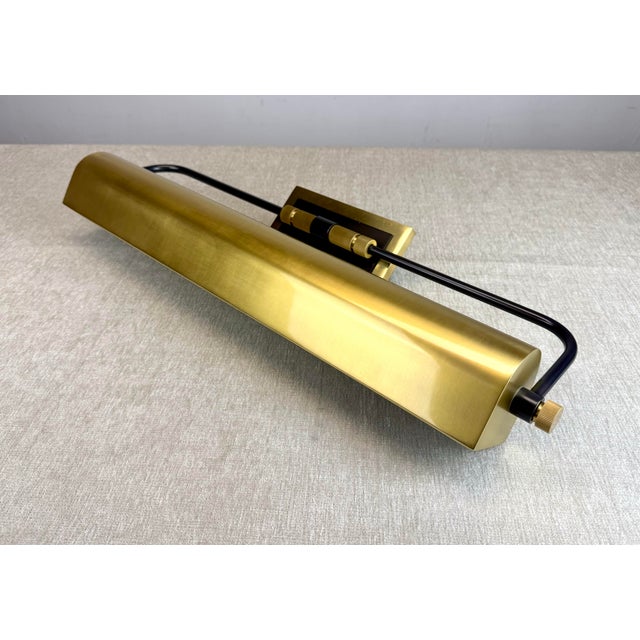 2020s Modernist “Bowery” Brass Wall Sconce by Hudson Valley Lighting For Sale - Image 5 of 12