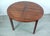 Round Extendable Dining Table in Wood, 1980s For Sale - Image 4 of 8